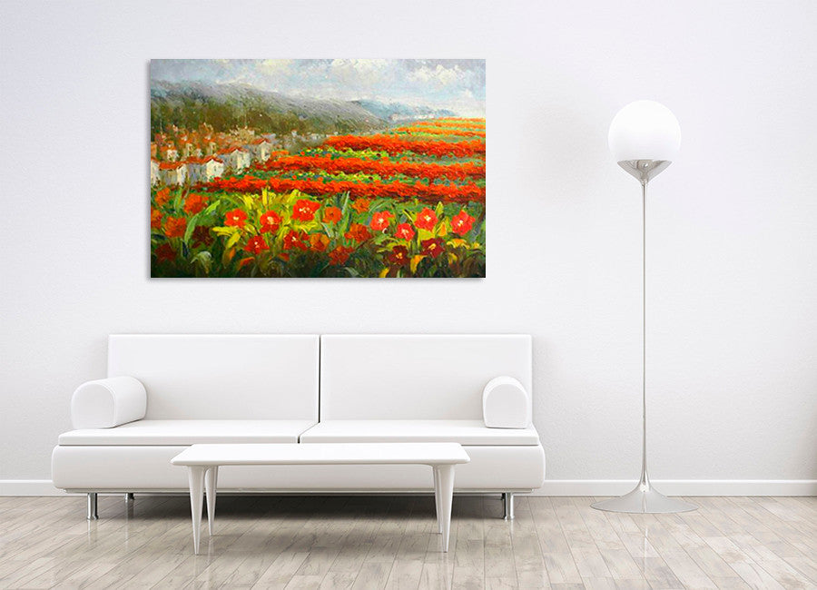 Flower Field on the wall