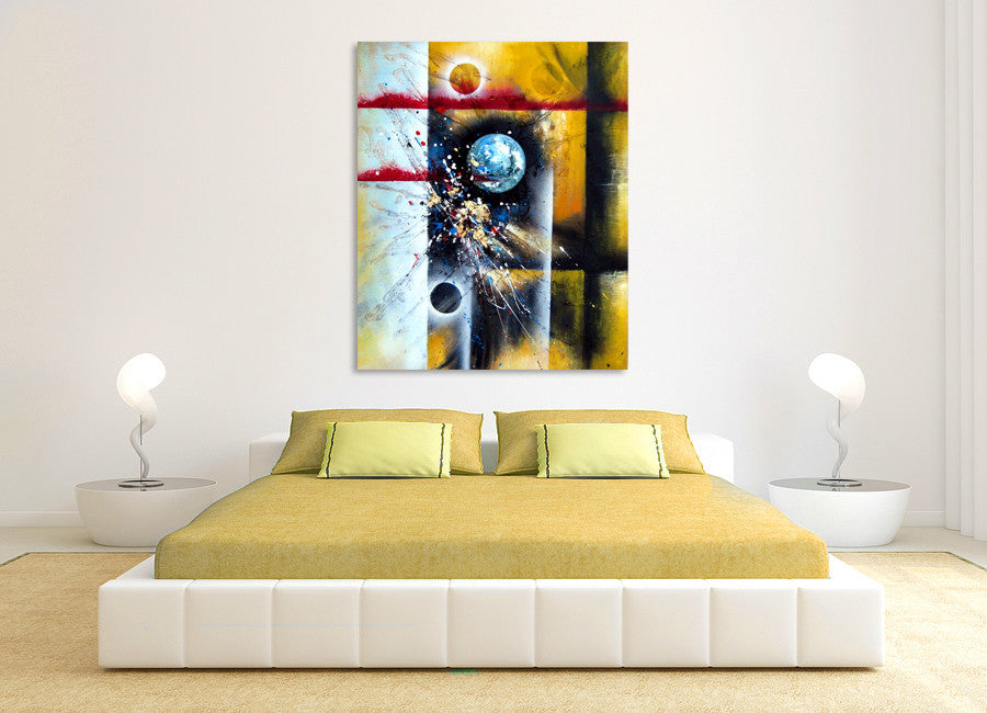 Moons in Universe on the wall