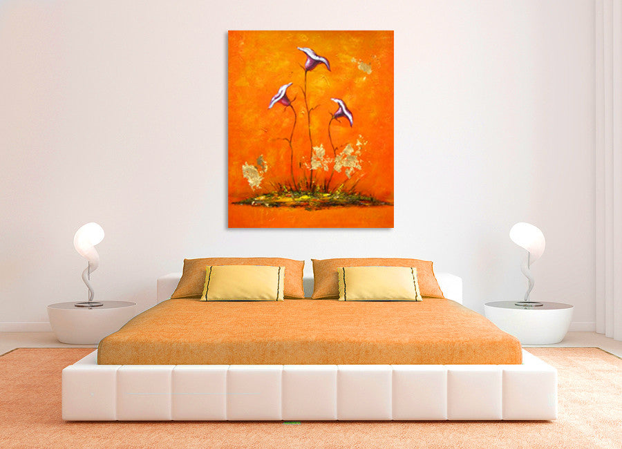 Dancing Flowers on the wall