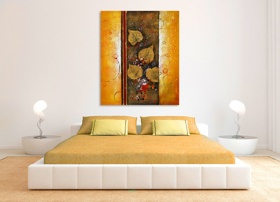 Floating Leaves on the wall