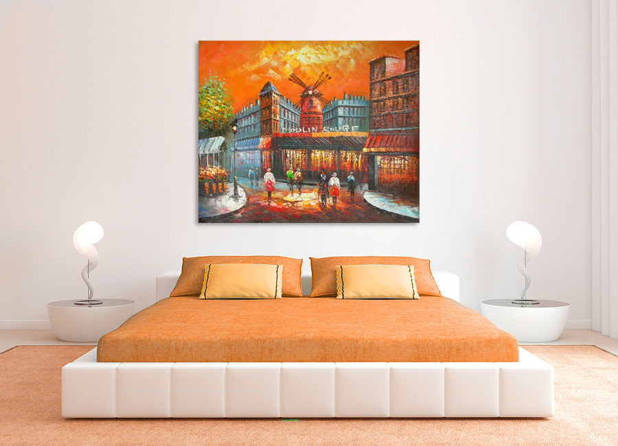 Moulin Rouge on the wall