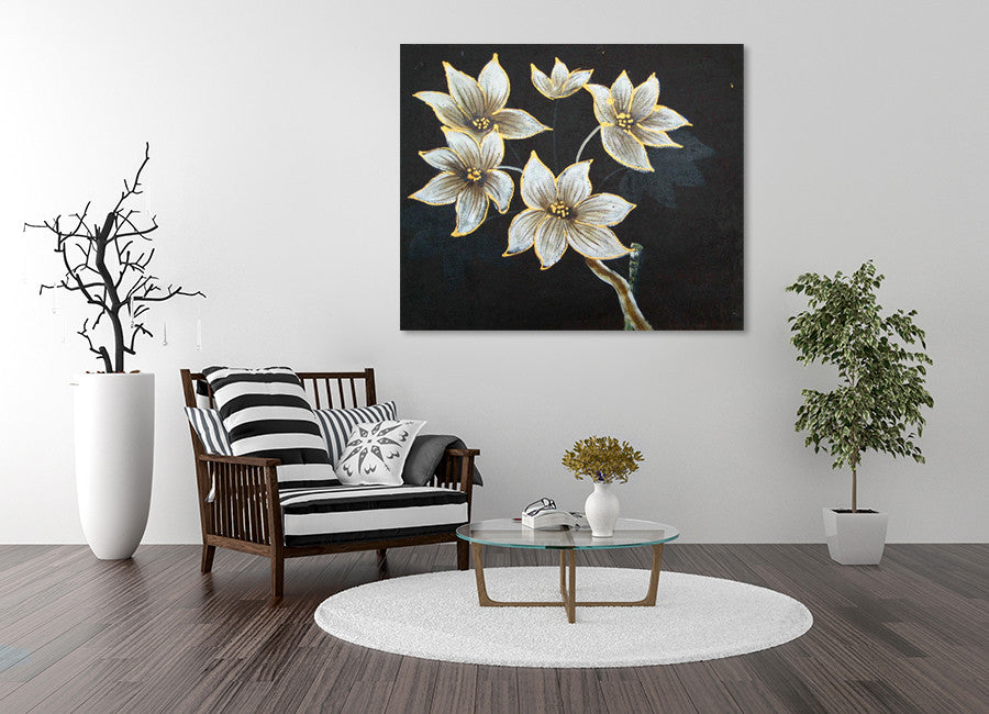 Night Flowers on the wall