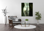 Unconcealed on the wall