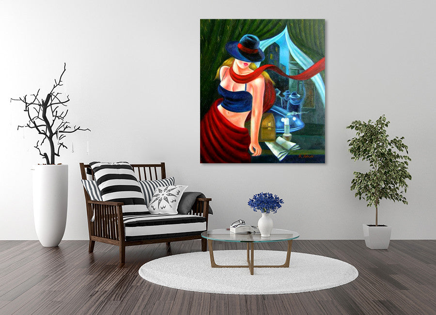 Femme Fatale on the wall