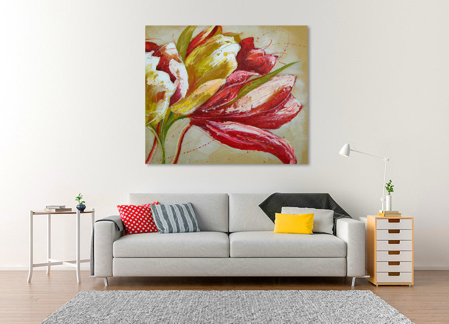 Swaying Flowers on the wall