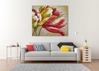 Swaying Flowers on the wall