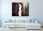 Platinum Kimono on the wall
