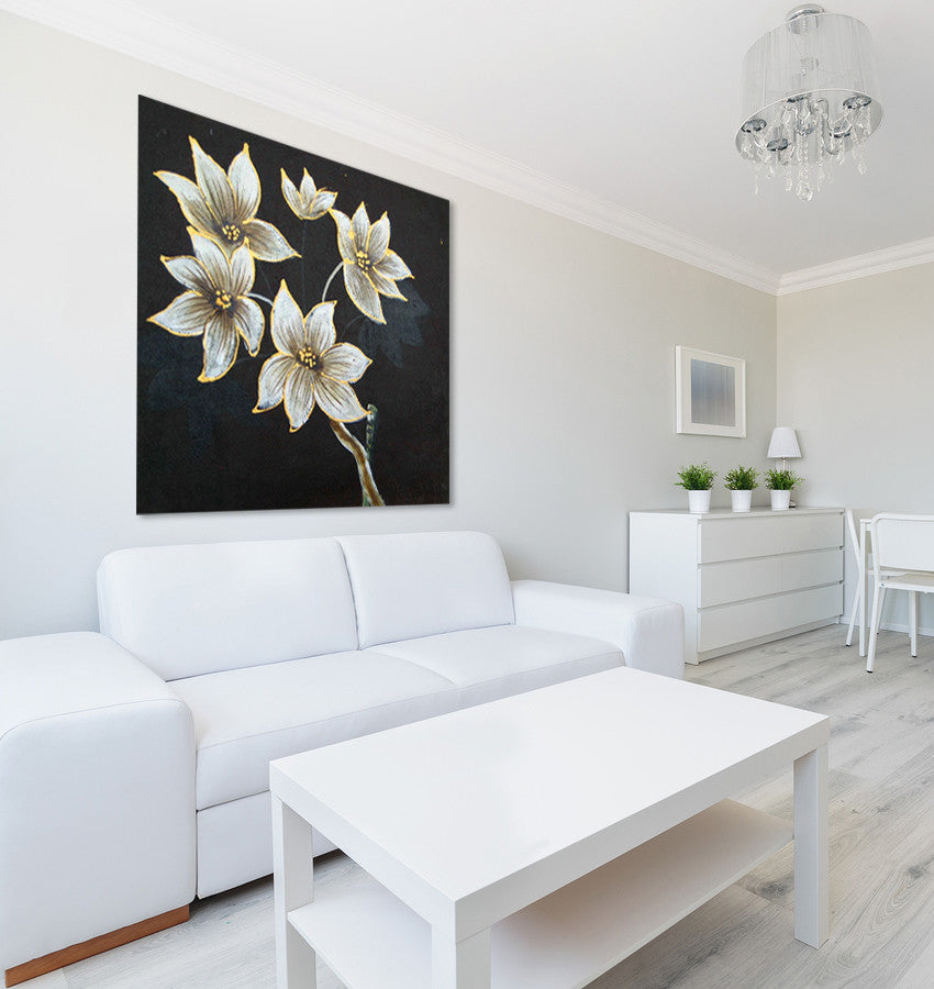 Night Flowers on the wall