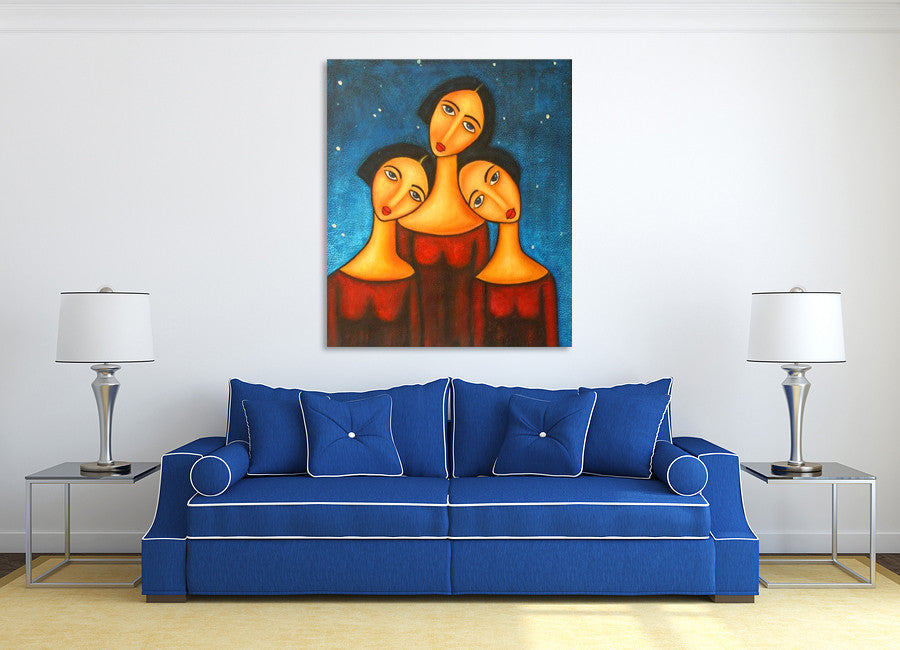 Trinity on the wall