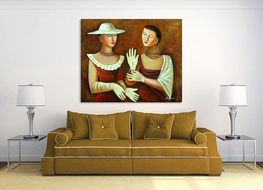 Two Mistresses on the wall