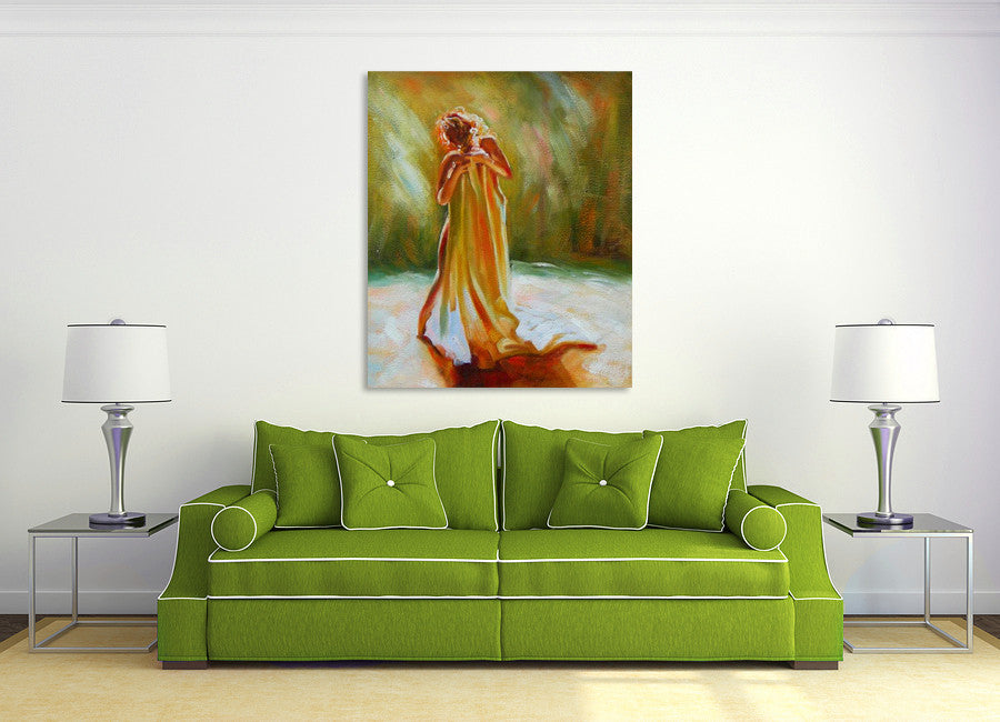Caress on the wall
