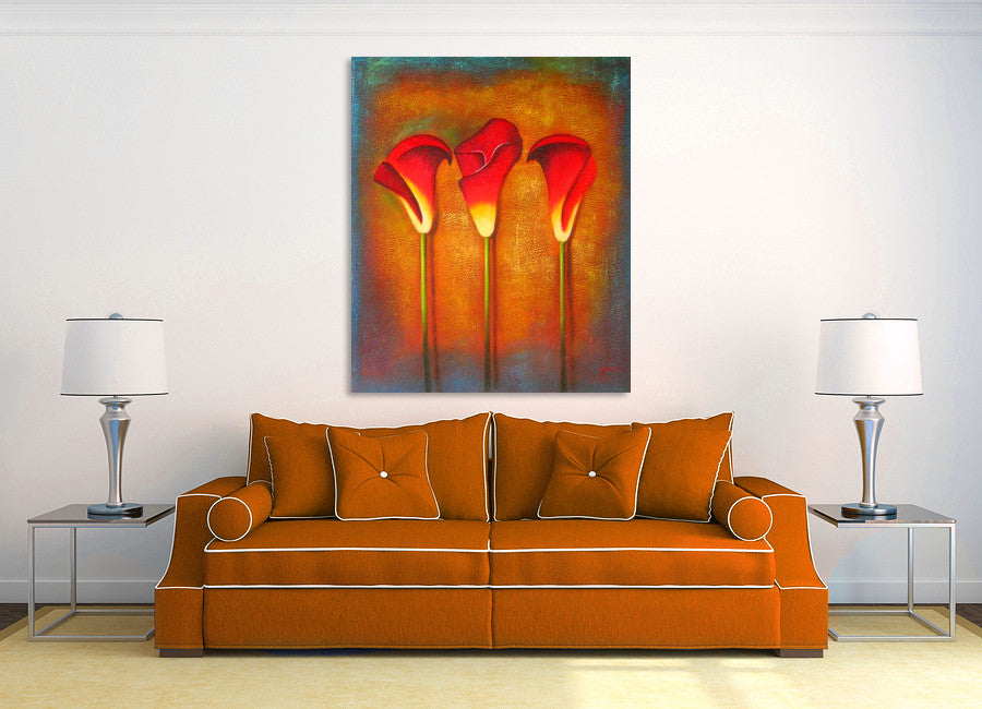 Beauty in a Row on the wall