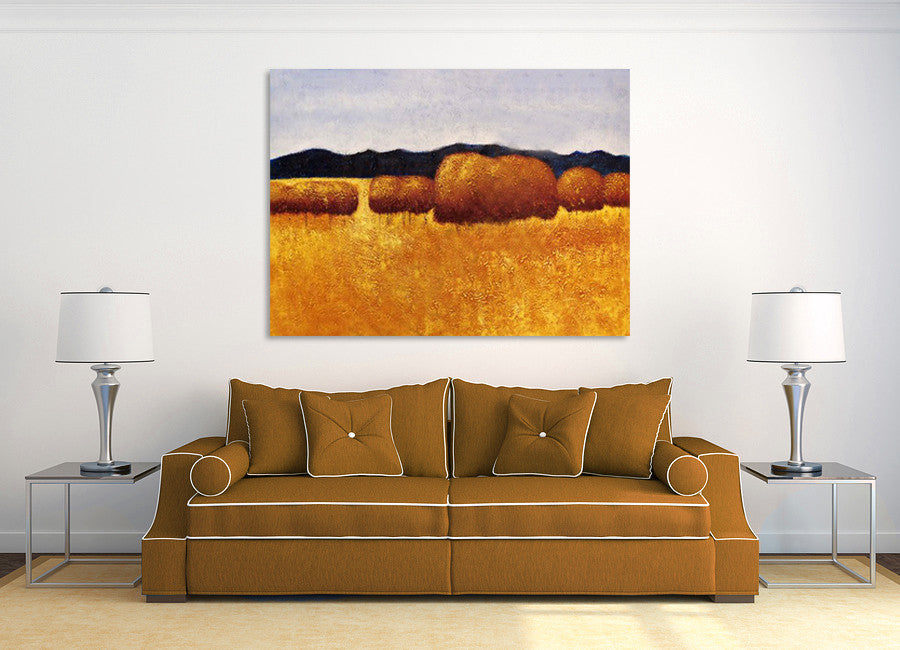 Brown Field  on the wall