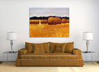 Brown Field  on the wall