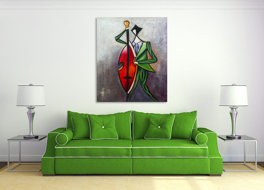 The Violinist on the wall