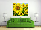 Sunflowers Two on the wall
