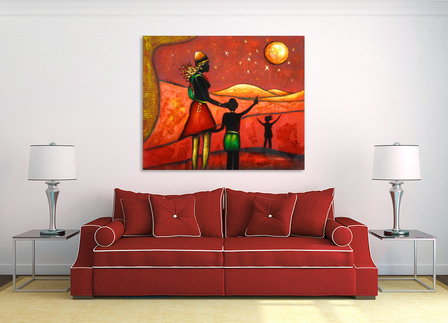 Glorious Moon on the wall
