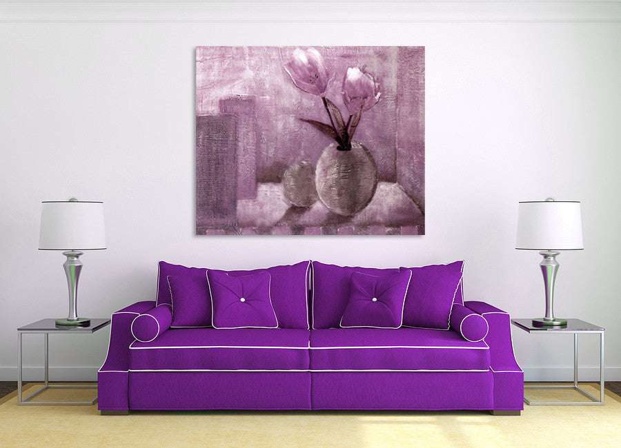 Lavander Flora on the wall