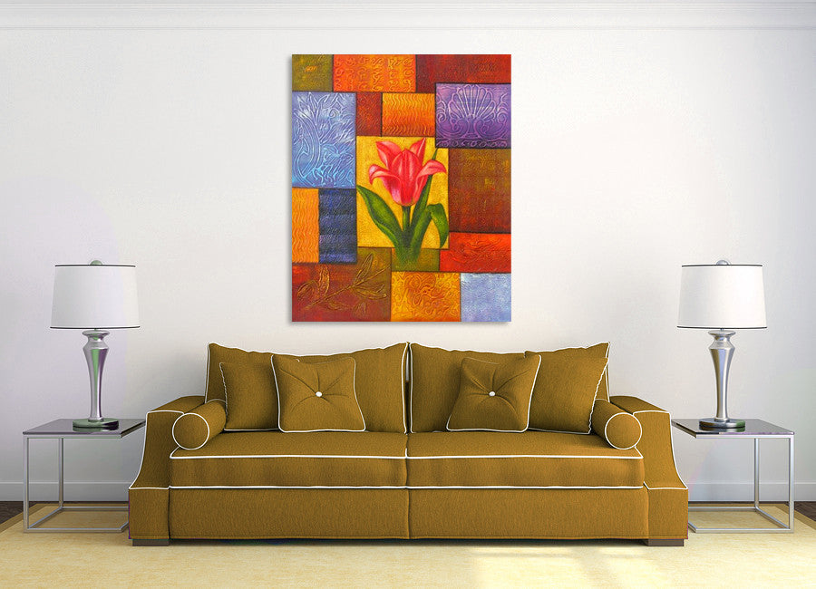Florid Flower on the wall