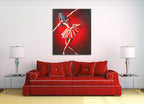 The Ballerina on the wall