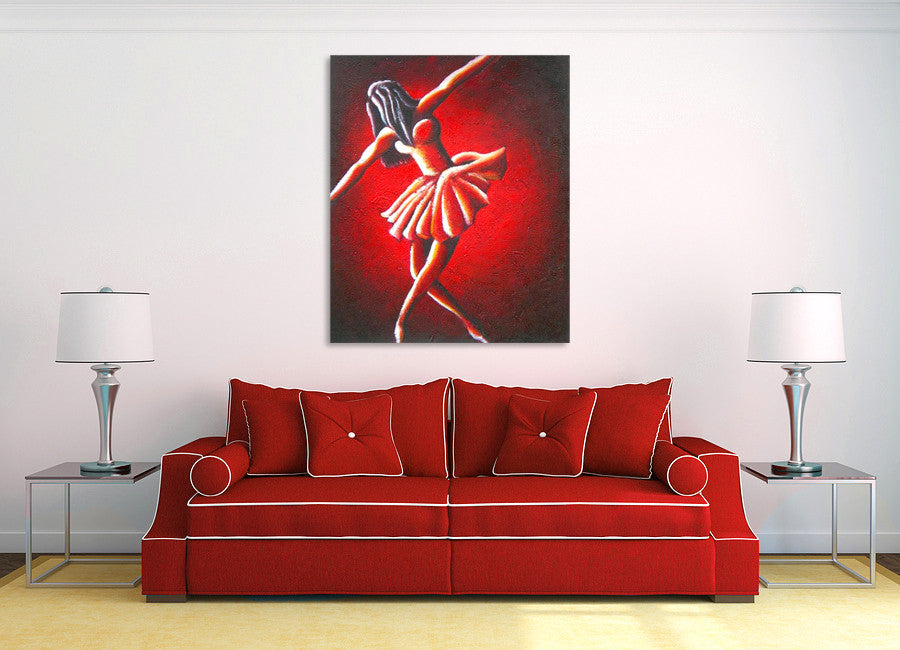 The Ballerina on the wall