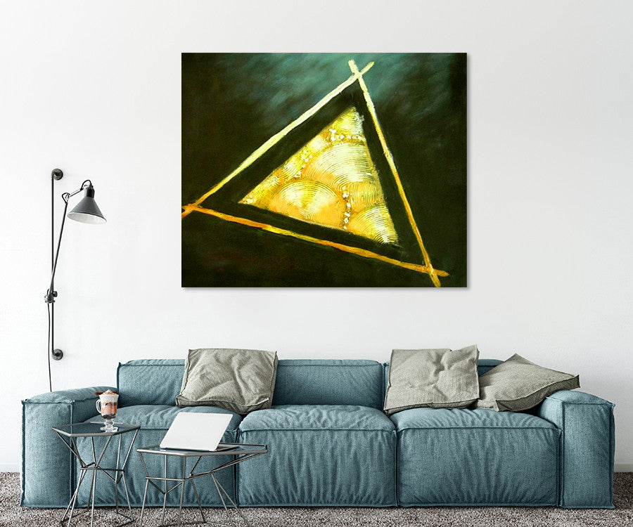 Triangle on the wall