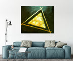Triangle on the wall