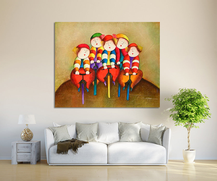 Ultimate Bike Race on the wall