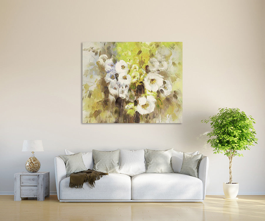 Minty Bouquet on the wall