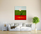 White Tulip on the wall
