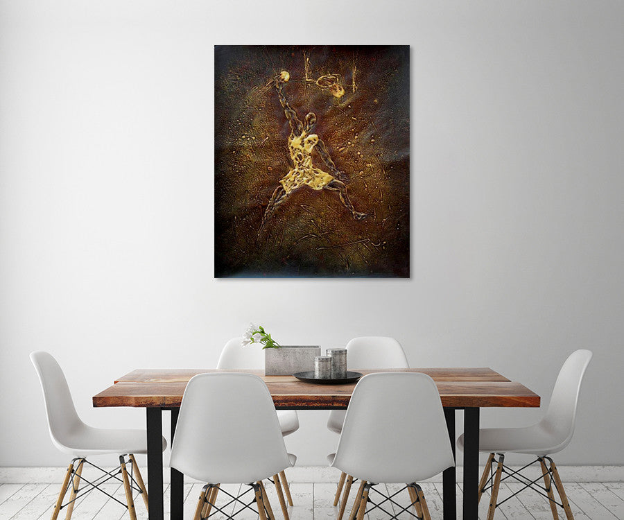 The Player on the wall