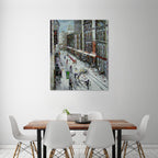 Railroad on the wall