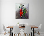 The Violinist on the wall