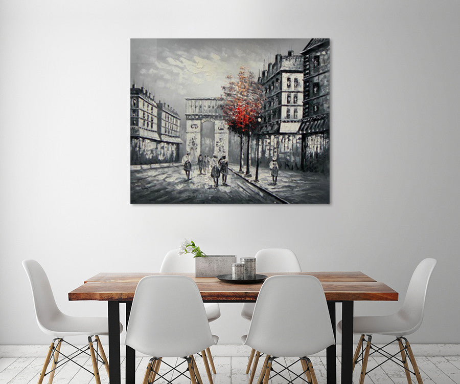 Autumn in Paris on the wall