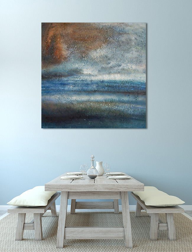 Storm at Sea on the wall
