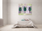 Seasoned Trio Tulips on the wall