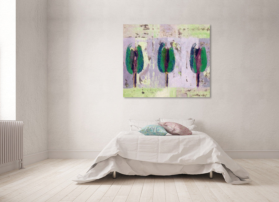 Seasoned Trio Tulips on the wall