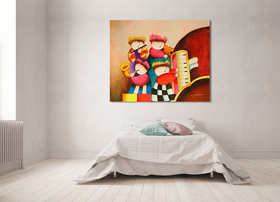 Concert on the wall