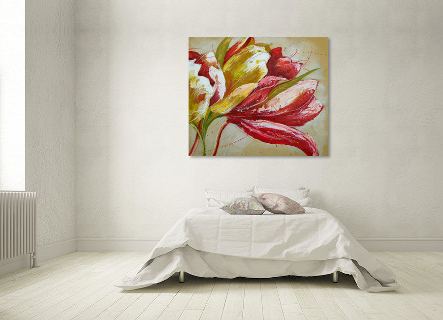Swaying Flowers on the wall