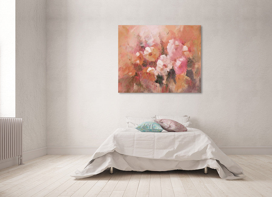 Old Rose Field on the wall