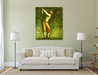 The Young Golfer on the wall
