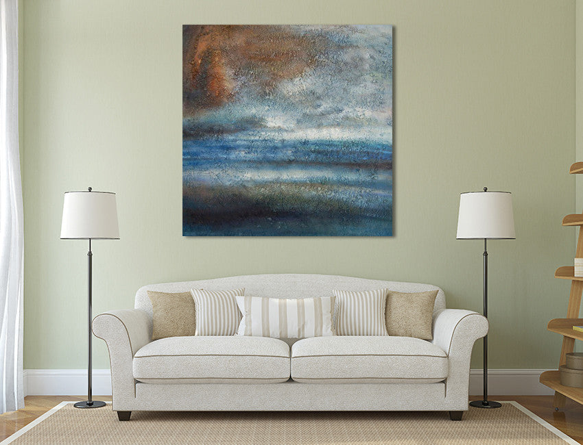 Storm at Sea on the wall