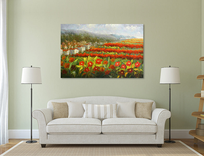 Flower Field on the wall
