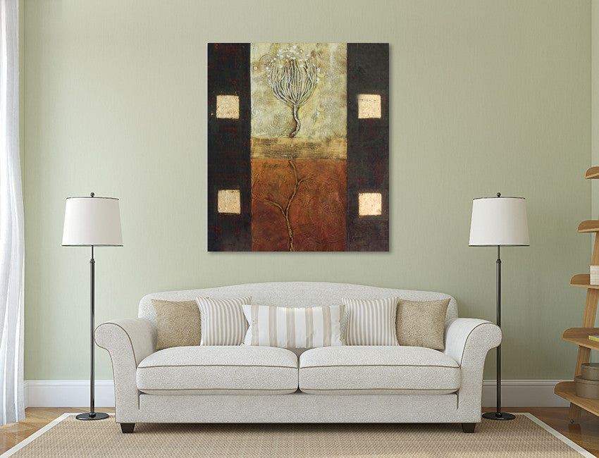 Tree of Light on the wall