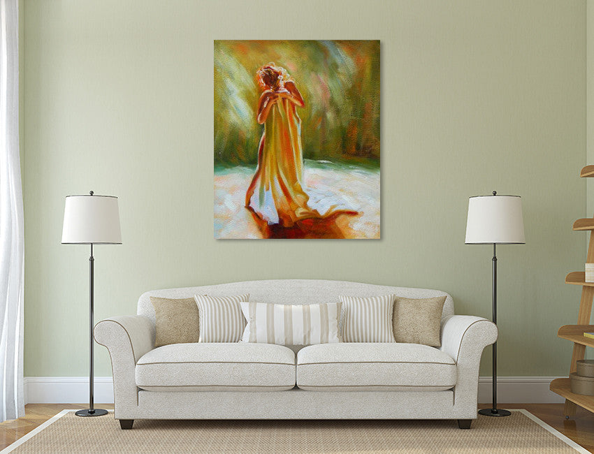 Caress on the wall