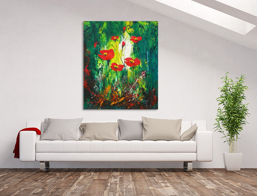 Wildflowers One on the wall