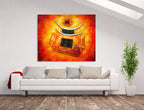 Oriental Kettle on the wall