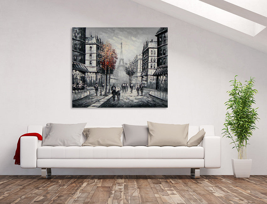 Paris Art Canvas on the wall
