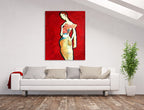 Mademoiselle on the wall