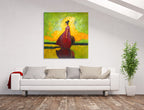 Geisha on the wall